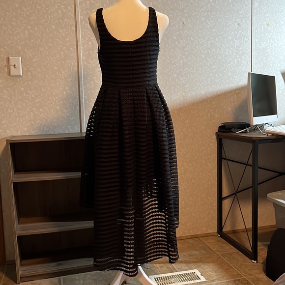 Venus black cocktail high low dress - Picture 4 of 4